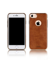 Etui Remax Beck Series iPhone 7 brązowe