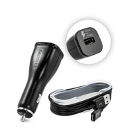 Ładowarka samochodowa Samsung micro usb wtyczka + kabel 2A EP-LN915U czarna BOX