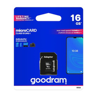 Karta Micro 16GB Goodram cl.10 z adapterem