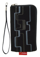 Saszetka Mobo Zygzak czarny