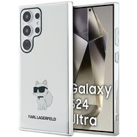 Etui Karl Lagerfeld Samsung S24 Ultra transparent hard case IML Choupette KLHCS24LHNCHTCT