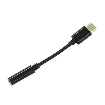 Adapter audio Typ C na jack 3,5mm czarny kompatybilny z S20  / S21