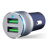 Rock Sitor ładowarka samochodowa 2xUSB QC 3.0 3,4A granatowa