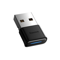 Baseus mini adapter Bluetooth 5.0 na usb odbiornik / nadajnik do komputera czarny
