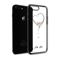 Etui KINGXBAR iPhone 7 Starry Sky Heart piano black