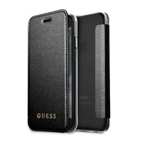 Etui Guess iPhone X book czarny Iridescent GUFLBKPXIGLTBK
