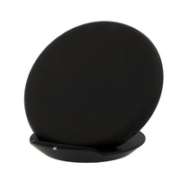 Ładowarka indukcyjna QI Fast Charge FC04 z podstawką okrągłą czarna / min.2A