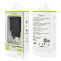Ładowarka sieciowa Reverse 1xusb typ C 18W czarna