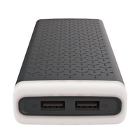 Power Bank Platinet 20000mAh + LED czarny polymer 2.1A