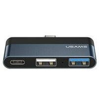USAMS HUB USB-C do HDMI / USB-C / USB 3.0 szary