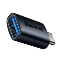 Baseus przejściówka z USB A na USB C usb 3.1 niebieska