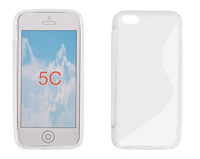 Futerał Back Case iPhone 5C transparent wzór S