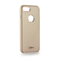 Etui Remax Carbon iPhone 7 złote