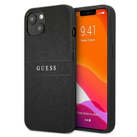 Etui Guess iPhone 13 Mini czarny Saffiano Strap GUHCP13SPSASBBK