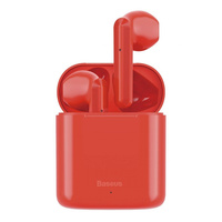 Baseus słuchawki bezprzewodowe bluetooth 5.0 W09 TWS czerwone