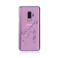 Etui Swarovski Samsung S9 Love lilac