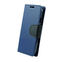 Etui Mercury Sonata Samsung S5 granatowo czarne SM-G900