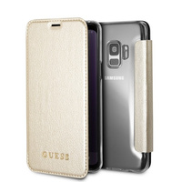 Etui Guess Samsung S9 book różowo-złote Iridescent GUFLBKS9IGLTRG