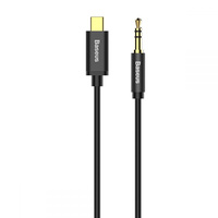 Baseus kabel audio Typ C na jack 3,5mm czarny 120cm M01