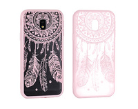 Etui Lace Samsung J3 2017 wzór 3 jasnoróżowy