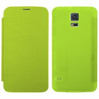 Etui Flip Case Samsung S5 zielone