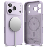 Ringke Silicone z magsafe iPhone 17 Pro light purple