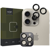 Hofi osłona aparatu iPhone 16 Pro / 16 Pro Max black / pojedyńcze obiektywy /