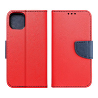 Kabura Book Fancy Samsung A15 5G czerwono-granatowa