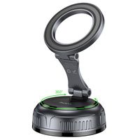 Uchwyt samochodowy Hoco H92 MagSafe regulowany czarno-szary