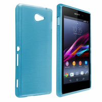 Metallic Jelly Xperia M2 niebieski