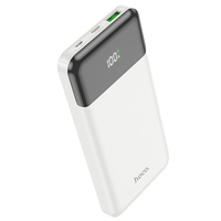 Hoco Power Bank 10000mAh PD + QC 20W z wyświetlaczem biały  / J102/