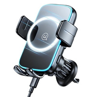 Usams uchwyt samochodowy automatyczny z ładowaniem bezprzewodowym 15W mocowany na wlo powietrza