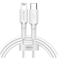 Baseus kabel BMX typ C - Lightning Power Delivery biały 18W 120cm z certyfikatem MFI