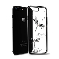 Etui KINGXBAR iPhone 7 Classic Dragonfly piano black