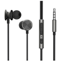 Joyroom słuchawki douszne 3,5mm ciemnoszare