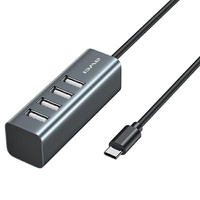 Awei HUB USB-C do 4xUSB 2.0 + kabel 75cm