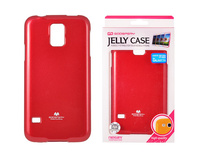 Etui Mercury Jelly Samsung S5 czerwony SM-G900