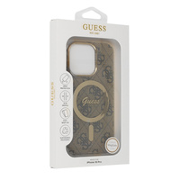 Etui Guess iPhone 16 6.1" czarny IML 4G z Magsafe GUHMP16SH4STK