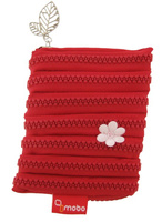 Skarpeta Mobo zamek  - czerwona