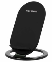 Ładowarka indukcyjna QI Fast Charge FC03 z podstawką czarna / min.2A