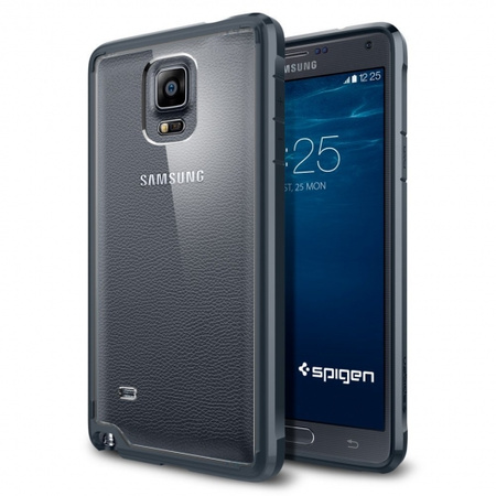 Spigen Ultra Hybrid Samsung Note 4 metal slate