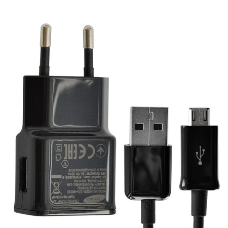 Ładowarka sieciowa Samsung micro usb 2A ETA-U90EBE + kabel usb / czarna bulk