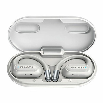 Awei T93 słuchawki bezprzewodowe bluetooth 5.4 + stacja dokująca białe