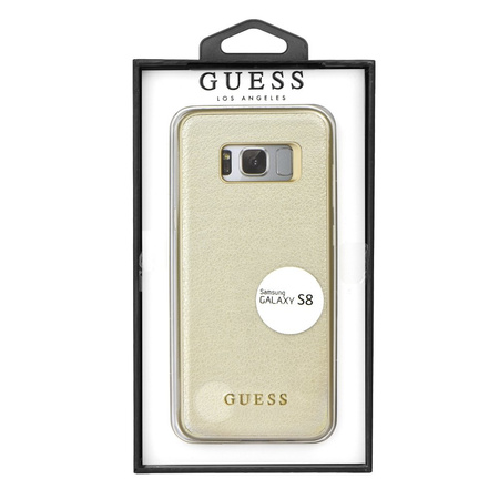 Etui Guess Samsung S8 Plus złoty GUHCS8LIGLGO