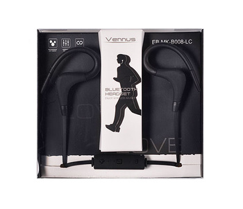 Słuchawki BT stereo Vennus box czarne