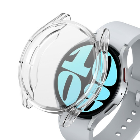 Tech-Protect etui do Galaxy Watch 6 44mm z wbudowanym szkłem ochronnym clear
