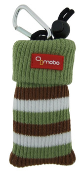 Skarpeta Mobo paski zielono – brązowe