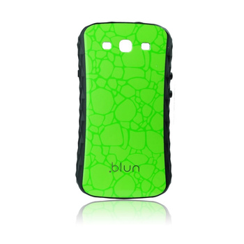 Etui Blun Samsung S3 i9300 zielone - kamień
