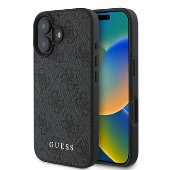 Etui Guess iPhone 16 Plus 6.7" czarny 4G Classic GUHCP16MG4GFGR