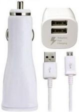 Ładowarka samochodowa Samsung micro usb 2xUSB 2A + kabel EP-LN920 biała bulk